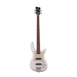 Warwick Teambuilt Streamer CV 4 String.  Cream White